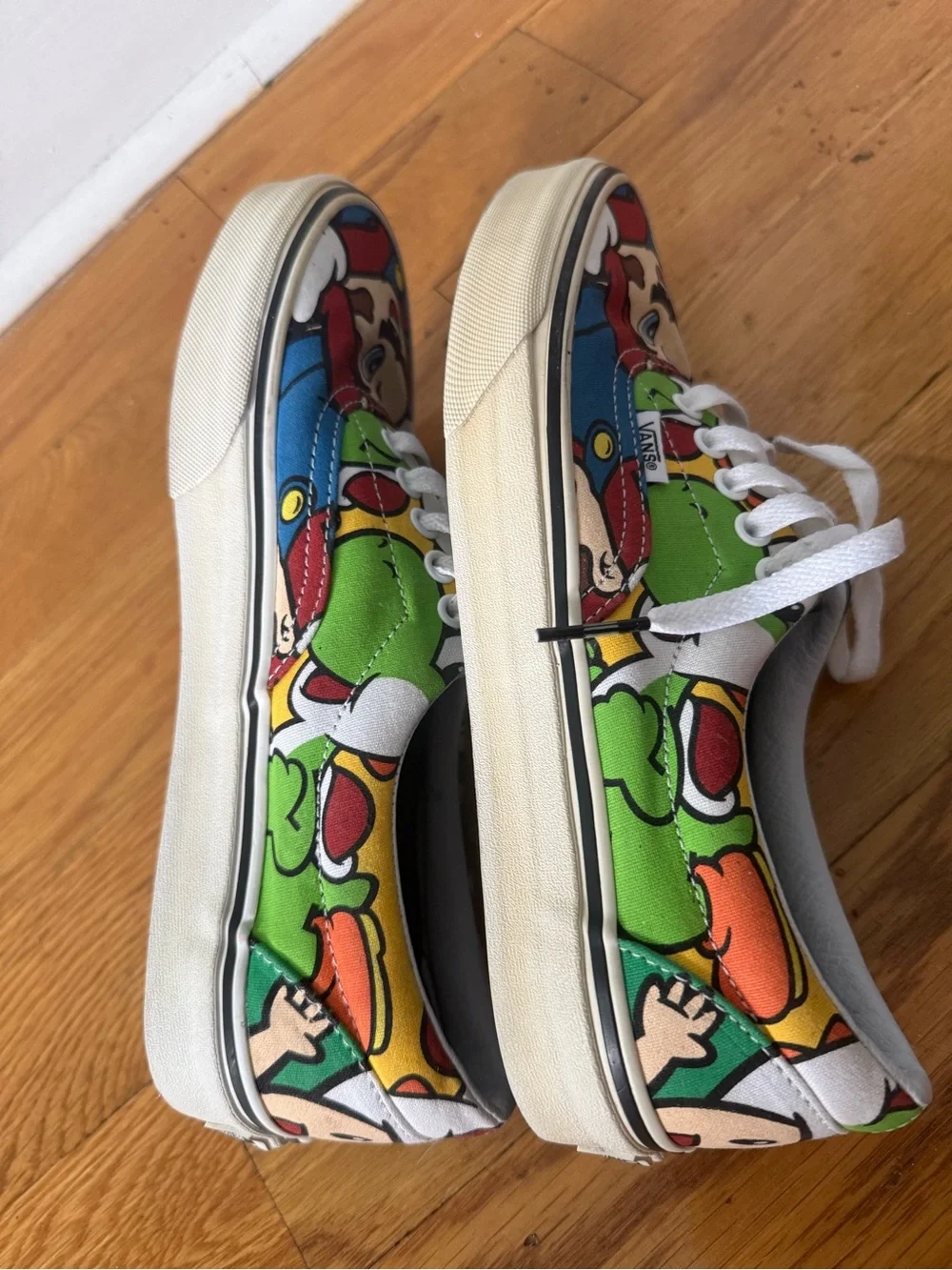 Limited Edition Super Mario Vans Era Sneakers - Men Sz 7.5/ Women Sz 9